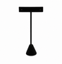 Black velvet T-earring stand