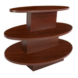 3 Tier Oval Display Table