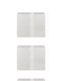 White Paper Jewelry Bag – 8 1/2 x 11 inch (Chevron scale)