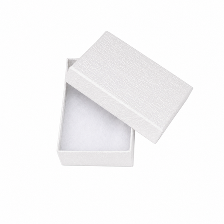 White Swirl Medium Jewelry Box