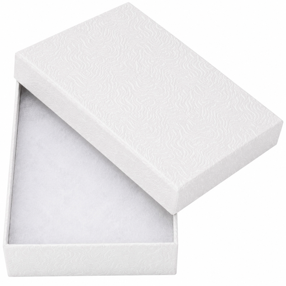 White Swirl X-Large Jewelry Box