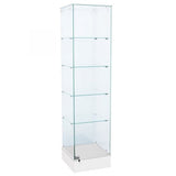 Full Frameless Retail Glass Tower Case
