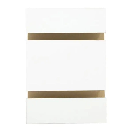Slatwall Panel — White — Front view
