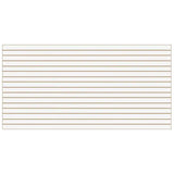 Slatwall Panel — White — Full-sheet view