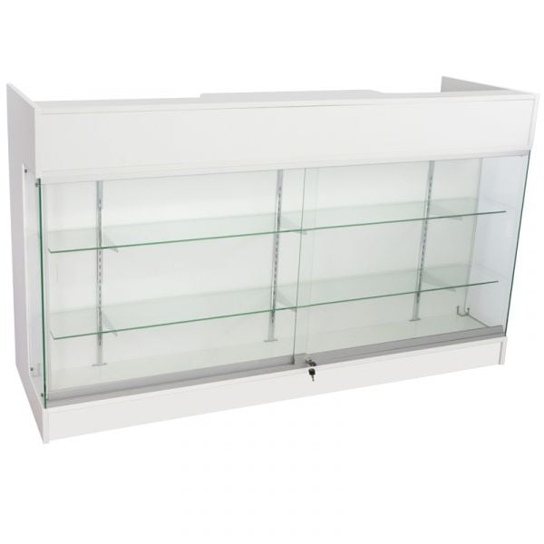 Ledgetop Counter with Glass Front