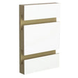Slatwall Panel — White — Side-angle view (primary)