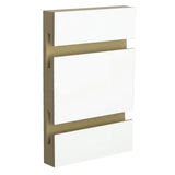 Slatwall Panel — White — Side-angle view (primary)