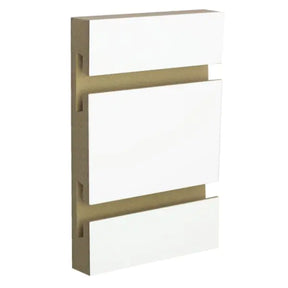 Slatwall Panel — White — Side-angle view (primary)