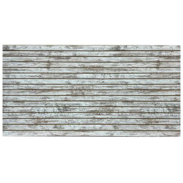 Slatwall Panel — White Washed Fence — Side-angle view (primary)
