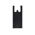 X-Small black plastic shopping bag