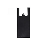 X-Small black plastic shopping bag