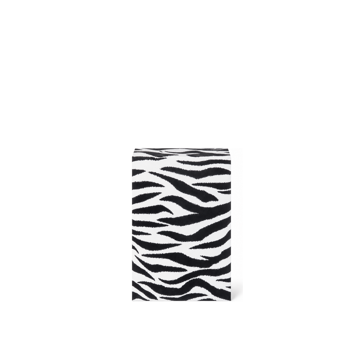 Zebra Paper Jewelry Bag — 4x6 — Kraft footprint