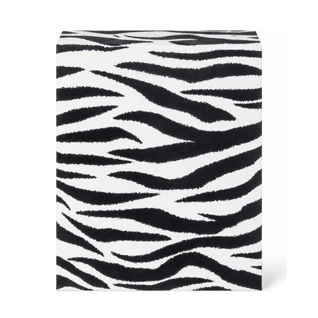 Zebra Paper Jewelry Bag — 8-1/2x11 — Kraft footprint