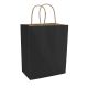 Paper Shopping Bag Black 8x5x10