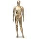 Male Gold Mannequin M1GCG-TAB