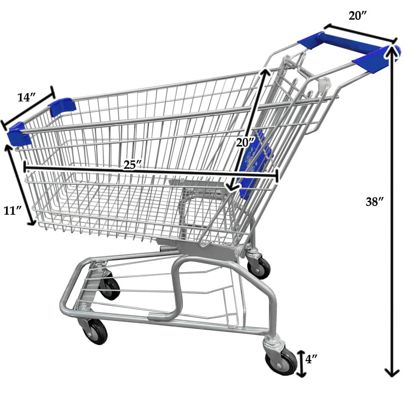 shopping carts dimensions