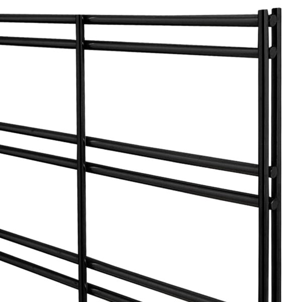 Black Slat Grid Grid Panels and Fixtures