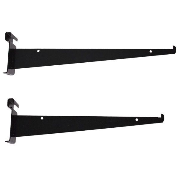 Black Grid Shelf Brackets Black Grid Panels & Accessories Grid