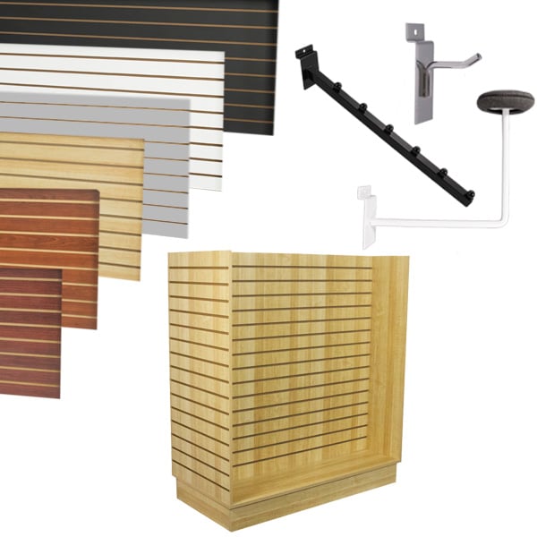 Slatwall Panels and Fixtures Slatwall Panels and Fixtures