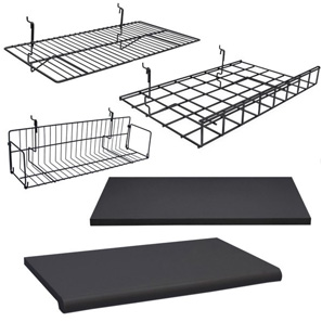 Black Grid Panels & Accessories - Grid Panels and Fixtures